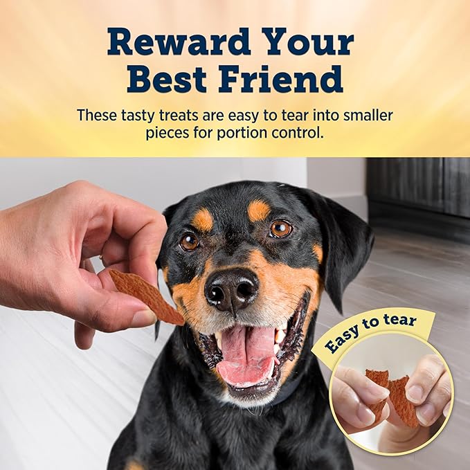 Blue Buffalo True Chews Premium Jerky Cuts Dog Treats with Natural Ingredients Chicken (Pack of 2)