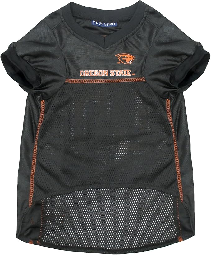 Pets First NCAA College Oregon State Beavers Mesh Jersey for DOGS & CATS, X-Small.Licensed Dog Jersey with your Favorite Football/Basketball College Team