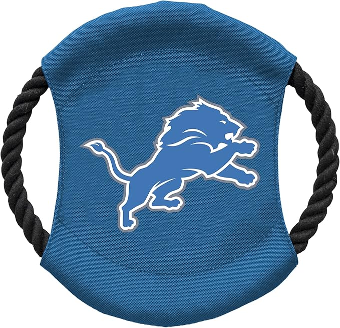 Littlearth NFL Unisex NFL Sock Monkey and Flying Disc Pet Toy Combo Set