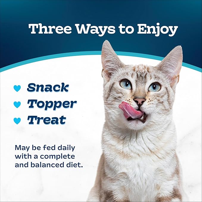 Blue Buffalo Tastefuls Purées with Chicken, Natural Cat Food Complement, Resealable Twist Cap Pouches, 3-oz (12 Count)