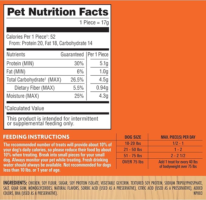 Milo's Kitchen Chicken Jerky Strips Dog Treats, 15 Ounce, (Pack of 4)