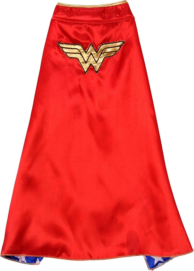 DC Comics: Wonder Woman Pet Costume for For Dogs or Cats by Rubies, Large