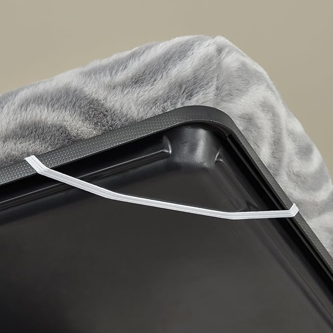 MidWest Homes For Pets QuiteTime Deluxe Wave Bolster Bed for Small Dogs; Easily Machine Wash and Dry; Gray; 22"; 40222-WVGY (Pack of 2)