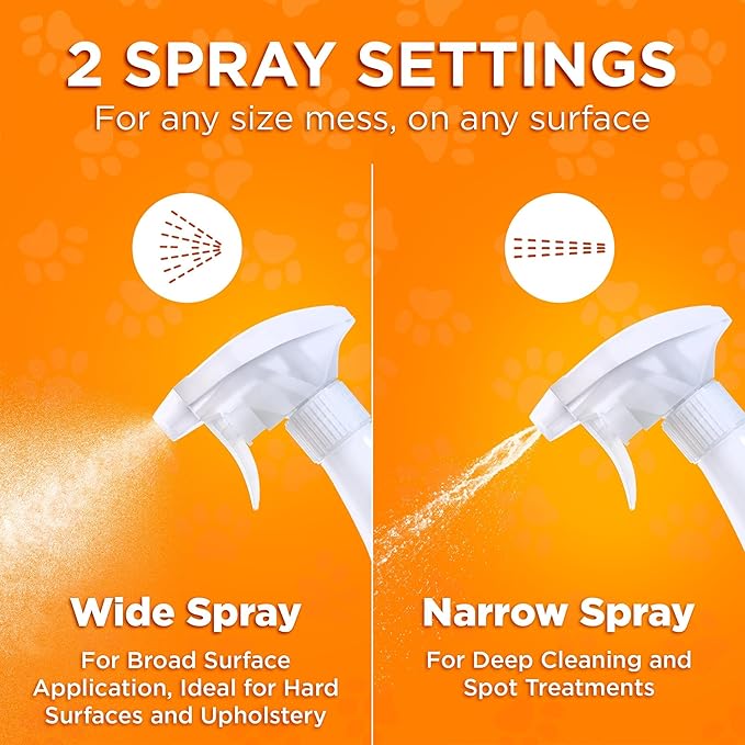 POOPH Cat Litter Box Odor Eliminator Spray 2-Pack (2 x 32 oz) — Cat Urine, Poop & Pee Odor Remover for Litter Box, Cat Trees & Furniture — Unscented, Safe for Cats & Kittens