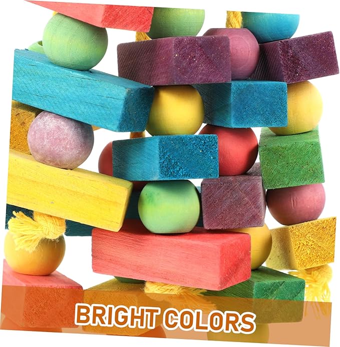 Pet Molar Chewing for Parakeets and Bunnies Fun Bird Cage Accessories for Entertainment and Health for Animals Like Hamsters and Guinea Pigs