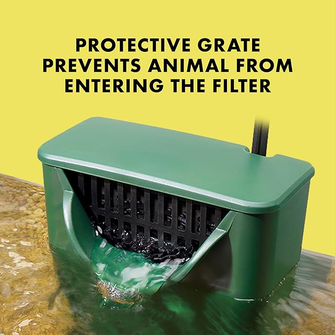 Zilla Aquactic Pet Reptile Internal Water Filter, For Up To 40 Gallons of Water