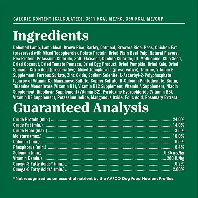 Nutro Natural Choice Dry Dog Food, Adult Dog Food Dry Lamb and Brown Rice Recipe, 30 lbs.