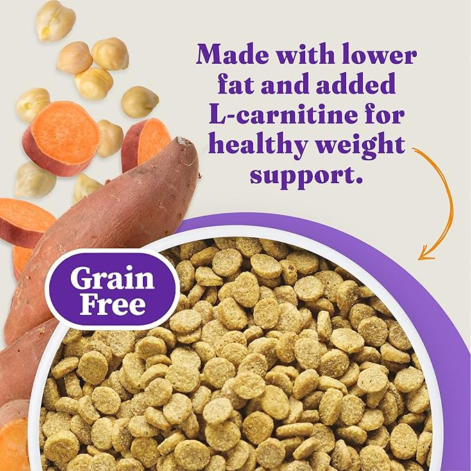 Halo Holistic Dog Food Cage Free Turkey & Sweet Potato Formula, Grain Free Dry Dog Food, For Healthy Weight Support, Kibble for Adult Dogs, 21 lb Bag