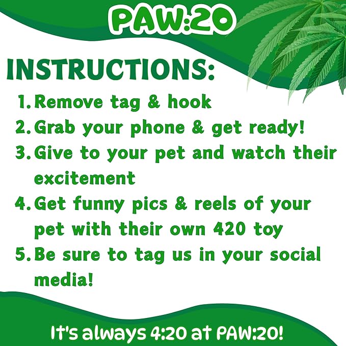 Bud the Weed Nug, Funny Squeaky Dog Toy, Cute Stuffed Parody Pot Nug, Cool Plush 420 Novelty Gift for Pets & Their Owners, Sized for Puppies & Small, Medium & Large Breeds