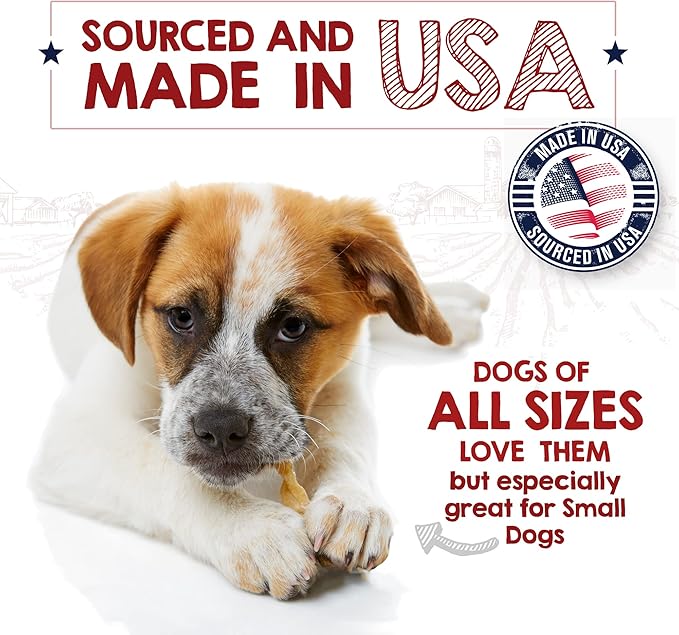Riley's Turkey Tendons for Dogs Made in The USA & Sourced in The USA - Single Ingredient Dog Treats - All Natural Turkey Tendon Chews for Dogs - 4 oz (Pack of 2)