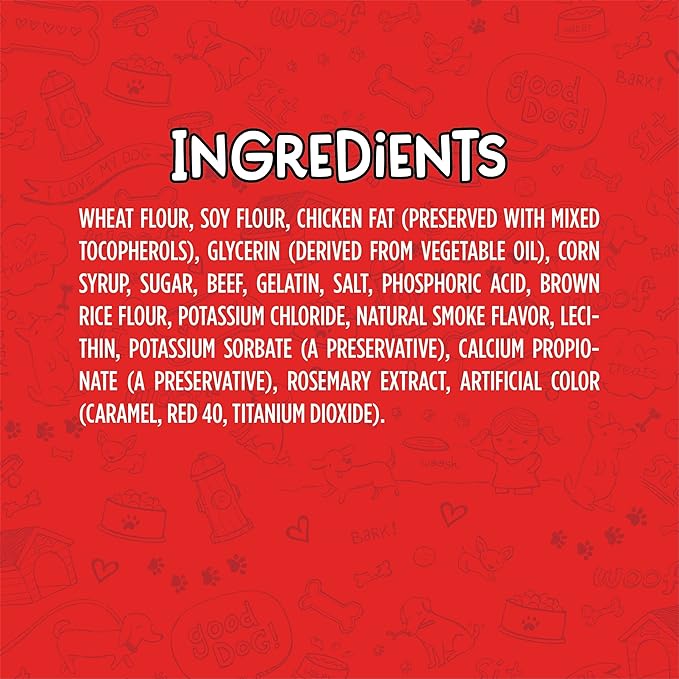 Meaty Treats Gourmet Cuts Beef & Rice Flavor Soft & Chewy Dog Treats, 25-oz.