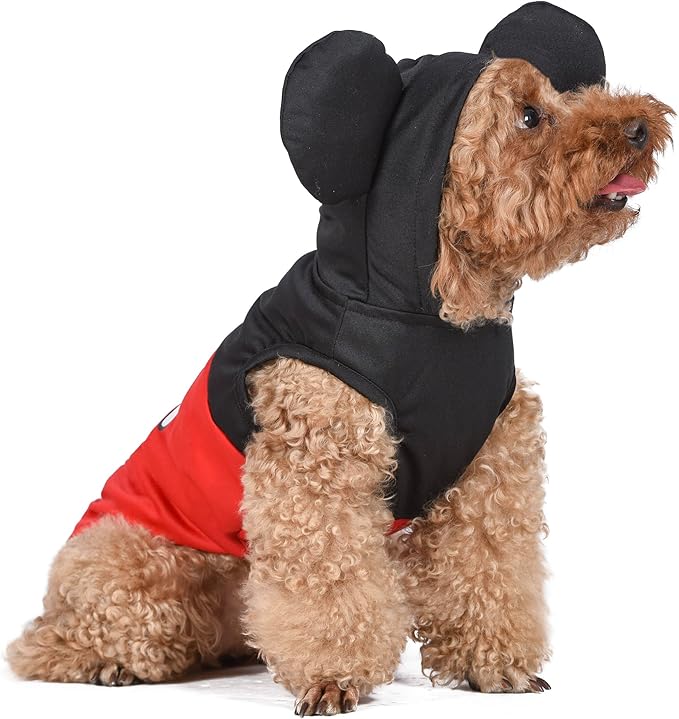 Disney for Pets Mickey Mouse Halloween Costume for Dogs - Officially Licensed Halloween Costumes for Dogs, Size Small
