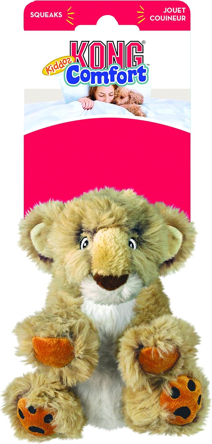 Kong Comfort Kiddos Lion Dog Toy, X-Small