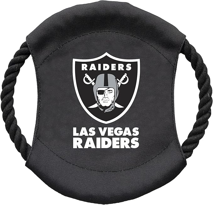 Littlearth NFL Unisex NFL Sock Monkey and Flying Disc Pet Toy Combo Set