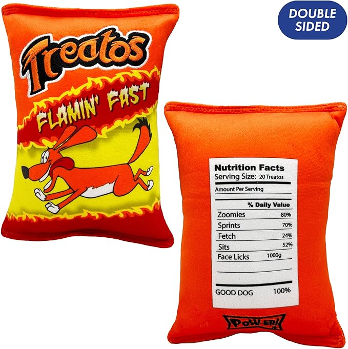 Huxley & Kent for Dogs | Treatos (Small) | Fun, Durable, and Safe Dog Toy with Squeaker
