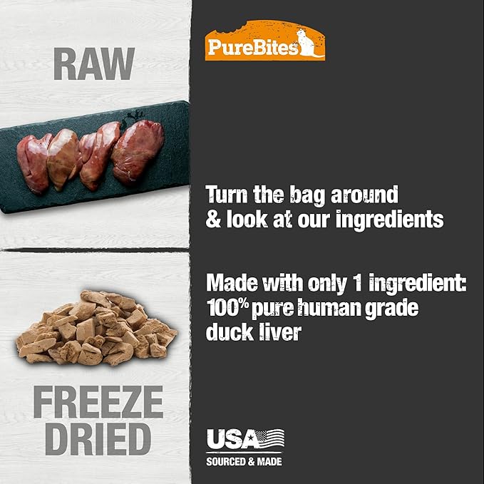 PureBites Duck for Cats, 1.05oz / 30g - Value Size