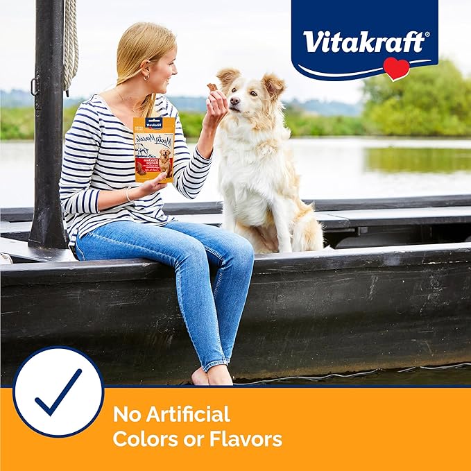 Vitakraft Meaty Morsels Dog Treat, Chicken with Beef and Carrots, 12.6oz Value Pack