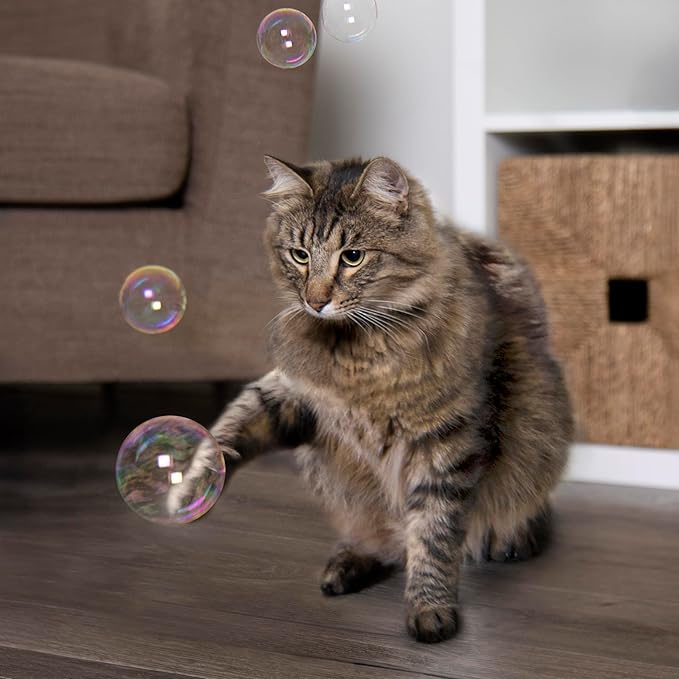 SmartyKat Bubble Nip Catnip Bubbles for Cats & Kittens, Safe for Pets - Trial Size, 0.6 Fluid Ounce