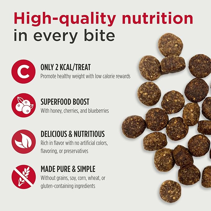 Nulo Trainers Salmon Recipe Grain-Free Low-Calorie Healthy Dog & Puppy Training Treats, 4 Ounce Pouch