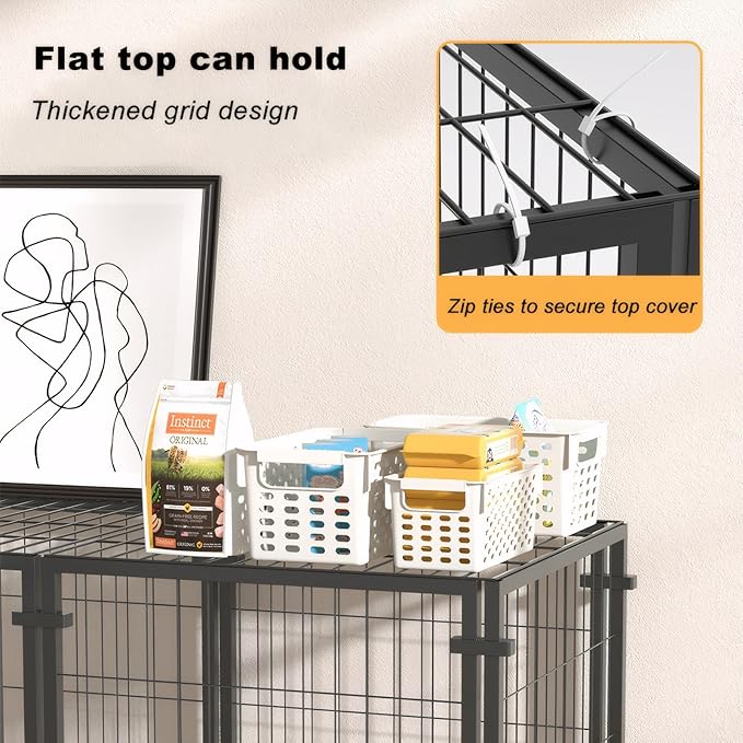 47.2 Inch Large Dog Crate and Playpen for Small Medium Large Breeds Indoor Outdoor Use with Easy Assembly Durable Construction Spacious Design
