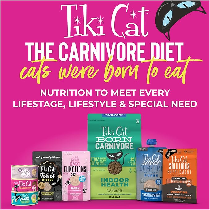 Tiki Cat Seafood Selects Wet Cat Food Mega Pack, 2.8 oz Can (36 Count)