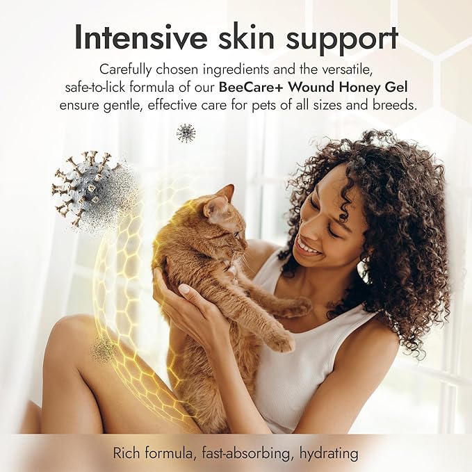 Hot Spot Treatment for Dogs and Cats – 2-Pack Supply for Scratches, Bites and Dog Wound Care – Gel for All Pets with Manuka Honey and Colloidal Silver 50 PPM – 2 oz x 2 Tube