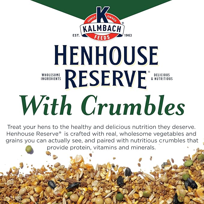Kalmbach Feeds Henhouse Reserve® Whole Grain Layer Feed with Crumbles for Poultry