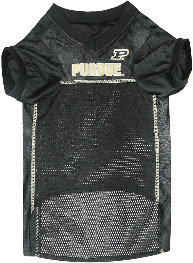 NCAA College Purdue University Mesh Jersey for DOGS & CATS, Medium. Licensed Big Dog Jersey with your Favorite Football/Basketball College Team