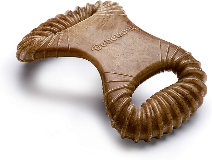 Benebone Dental Durable Dog Chew Toy for Aggressive Chewers, Real Bacon, Made in USA, Small & Wishbone Durable Dog Chew Toy for Aggressive Chewers, Made in USA, Small, Real Bacon Flavor
