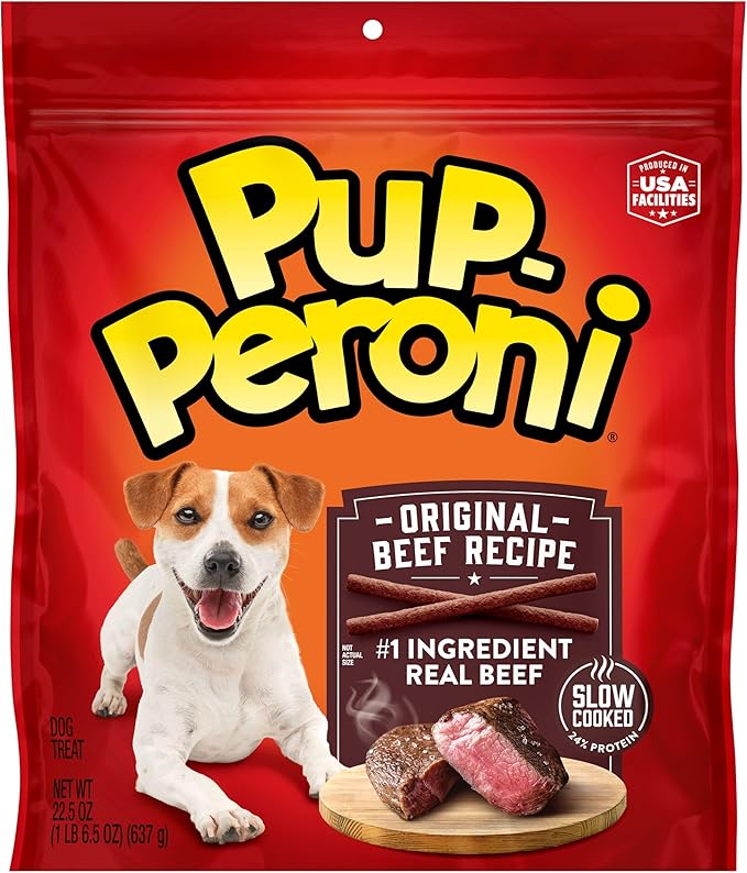 Pup-Peroni Original Beef Recipe Dog Treats, 22.5 Oz. Bag (Pack of 2)