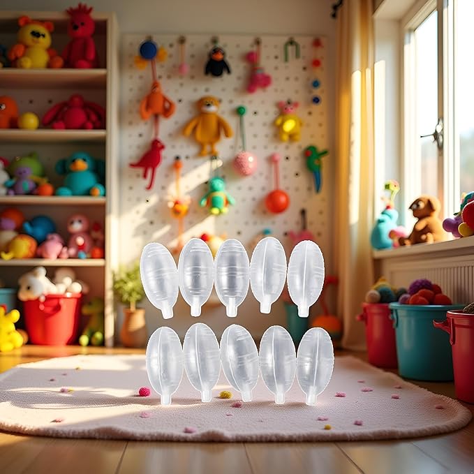 10 Pcs Squeaky Toy Doll Noise Maker BB Squeakers Repair Fix Insert Replacement Plastic Dog Cat Parrot Bird Rabbit DIY Toys Accessories