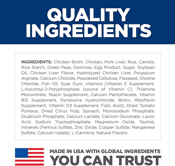 Hill's Science Diet Adult 7+ Senior Vitality Small & Mini Wet Dog Food, Chicken & Vegetable Stew, 5.5 oz. Cans, 24-Pack
