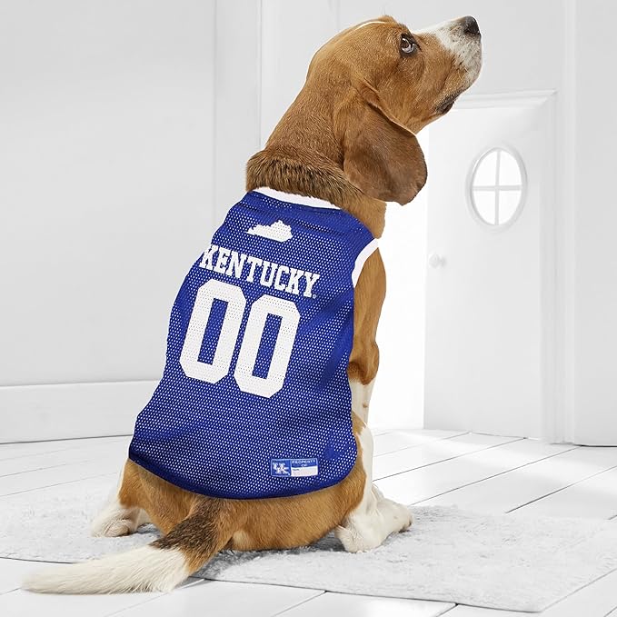 Pets First NCAA Basketball Pet Jersey KENTUCKY WILDCATS Dog Jersey, Large (KY-4020-LG)
