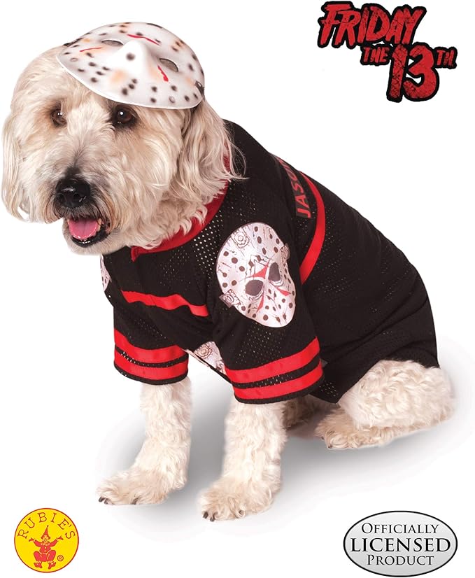 Rubies Friday the 13th: Jason Voorhees Pet Costume for For Dogs or Cats, Small