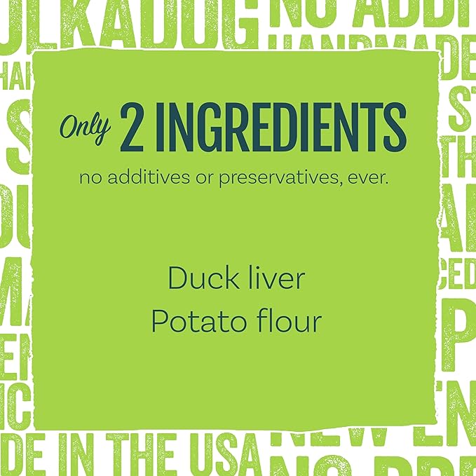 Polkadog Lucky Duck Bone Shaped Dog Treats - Duck, Crunchy, All Natural, Limited Ingredient, Lean Protein & Grain Free Snacks for Dogs, Great for All Breeds, Made in USA - 7oz