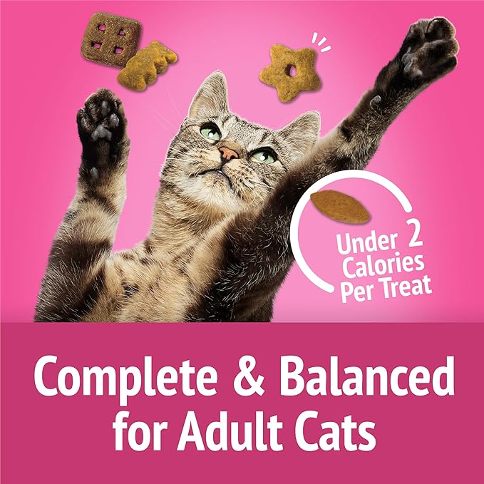 Purina Friskies Party Mix California Crunch with Chicken and Flavors of Turkey and Bacon Cat Treats - 30 oz Canister
