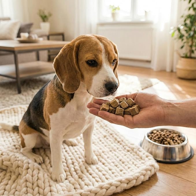 Fieldcrest Farms Freeze-Dried Raw Turkey & Chicken Dog Food Toppers or Treats, All Natural Real Ingredients, No Additives or Fillers, Protein & Flavor Boost, 12 oz
