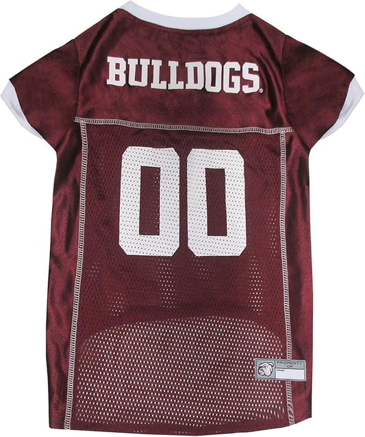Pets First NCAA College Mississippi State Bulldogs Mesh Jersey for DOGS & CATS, XX-Large. Licensed Dog Jersey with your Favorite Football/Basketball College Team