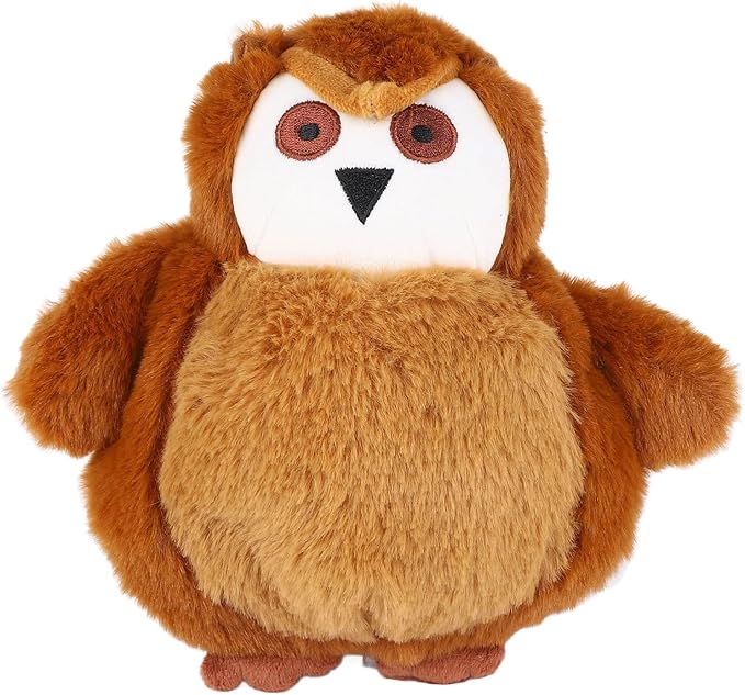 Dog Plush Toy Removable Washable Soft Interactive Dog Plush Toy Cover for Pet Supplies, Suitable for Dogs Cats, Plush Material (Brown)