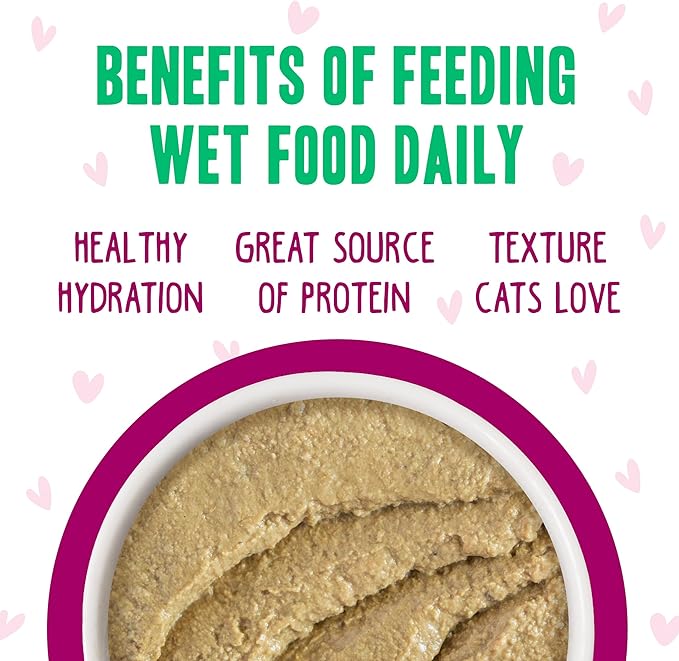 Weruva B.F.F. Play - Best Feline Friend Paté Lovers, Aw Yeah!, Tuna & Duck Double Dare with Tuna & Duck, 2.8oz Can (Pack of 12)