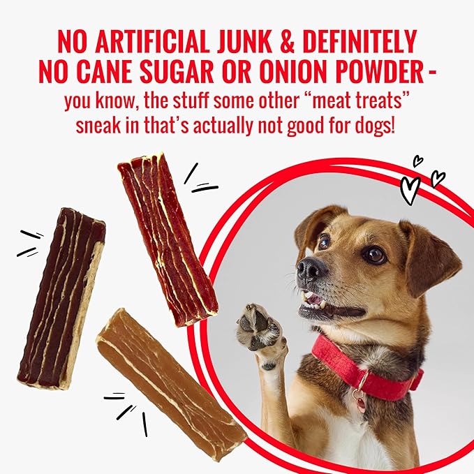 Good’n’Tasty Protein Strips Variety Pack, 12 oz, High-Protein Dog Treat with Real Chicken Or Duck and Savory Beef Sirloin, Jerky-Style Chew with No Added Artificial Preservatives, Flavors Or Colors