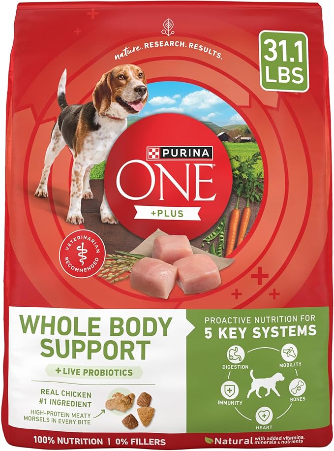 Purina ONE Plus Whole Body Support with Chicken Dry Dog Food - 31.1 lb. Bag