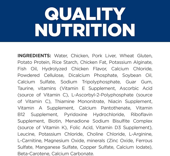 Hill's Prescription Diet m/d GlucoSupport Wet Cat Food, Chicken & Liver Stew, 2.9 oz. Cans, 24-Pack