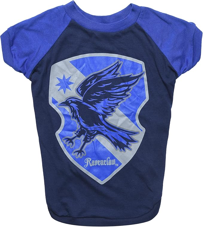 Harry Potter Ravenclaw Pet T-Shirt in Size Extra Large | XL Dog T-Shirt, Harry Potter Dog Shirt | Harry Potter Dog Apparel & Accessories for Hogwarts Houses, Ravenclaw Blue