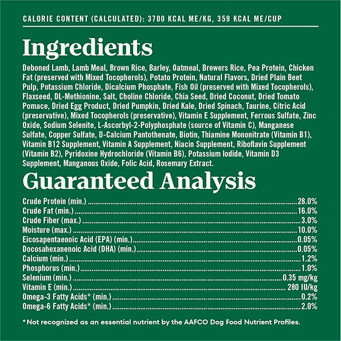 Nutro Natural Choice Dry Puppy Food, Dry Dog Food for Puppies, Lamb and Brown Rice Recipe, 45 lbs.