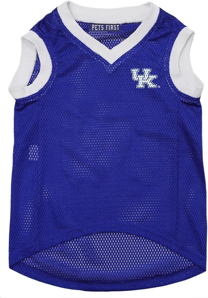 Pets First NCAA Basketball Pet Jersey KENTUCKY WILDCATS Dog Jersey, Large (KY-4020-LG)