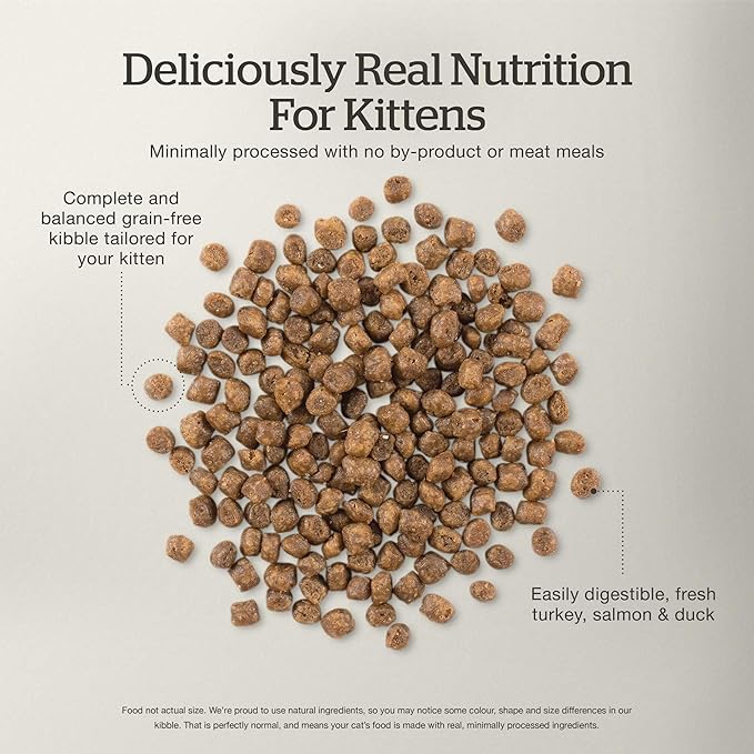 Now Fresh Kitten Dry Cat Food, Turkey, Salmon & Duck Recipe, Grain-Free, Chicken-Free, 3 lbs