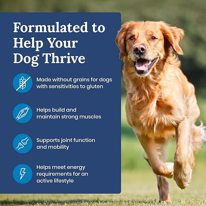Blue Buffalo Life Protection Formula Natural Grain Free Adult Dry Dog Food, with Chicken and Potatoes, 4 lb. Bag