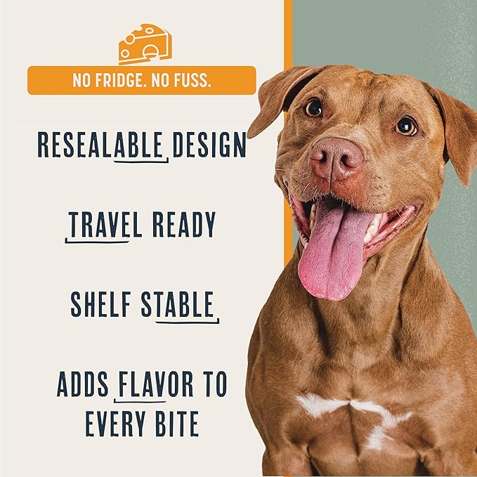 BEAUMONT BASICS Flavors Dog Food Topper, Freeze-Dried, Grain-Free, (3 Pack), 3.1 oz - White Cheddar Recipe