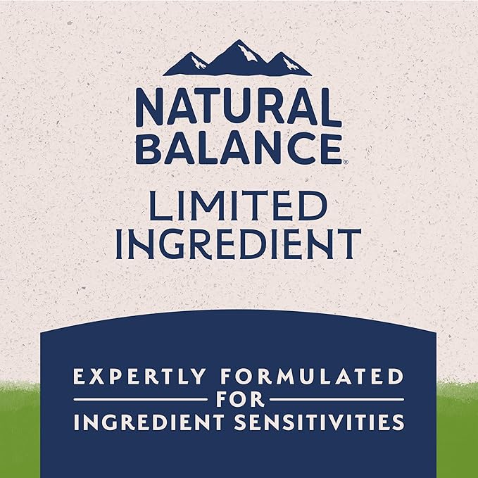 Natural Balance Limited Ingredient Adult Wet Canned Dog Food with Vegan Plant Based Protein and Healthy Grains, Vegetarian Recipe, 13 Ounce (Pack of 12)